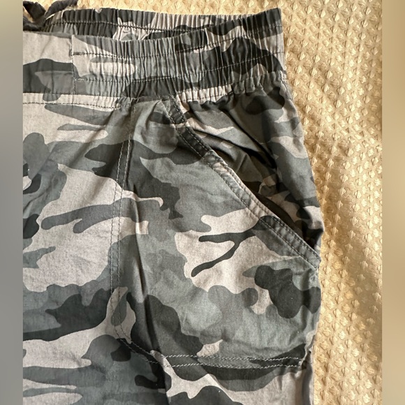 🍉George Camouflage HR Straight Leg Pants cropped, XXL EUC - Picture 6 of 10